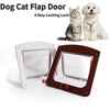 Pet Dogs Cats Door New Safe Lockable Magnetic Screen Outdoor Window 4 Way Locking Gate House Enter Freely Fashion Pretty Garden