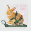 120CM Pet Rabbit Soft Harness Leash WIth Bell Adjustable Traction Rope Accessories for Pet Bunny Chinchilla Guinea Pig Run Walk