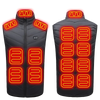 21 Heated Vest Zones Electric Heated Jackets Men Women Sportswear Heated Coat Graphene Heat Coat USB Heating Jacket For Camping
