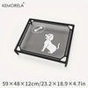 KEMORELA Cooling Elevated Dog Bed Outdoor Elevated Dog Bed For Medium Dogs Bite-Proof Standing Pet Bed Washable Breathable Mesh
