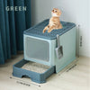 Cleaning Cat Litter Box Large Enclosed  Drawer Anti Splash Odor Control Cat Toilet XXL Indoor Easy Clean Shovel Cat Litter Box