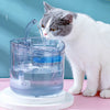 Pet water fountain with automatic filter, smart dispenser for cats, USB powered, automatic sensor