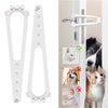 Punch-Free Pet Door Opener Adjustable Cat Door Holder Latch Easy Installation Pet Flap Door for Dog Cats Pet Supplies