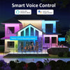 WIFI Smart Permanent Outdoor Lights App Remote Voice Control Eaves LED RGBIC Light Waterproof Music Sync Timer for Holiday Decor