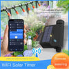 Tuya Smart Wifi Watering Timer Solar Energy Sprinkler Drip Irrigation System Built-in Water Flow Recorder Water Controller