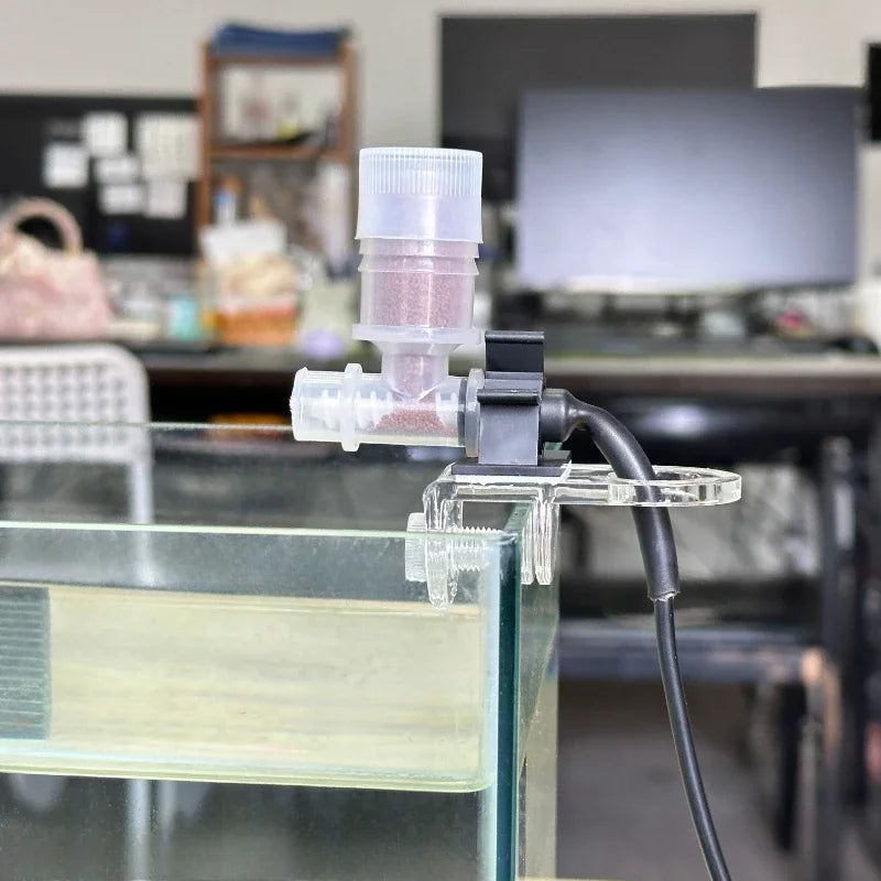 Automatic Fish Feeder - WiFi Smart Feeder for Aquarium, Timed Remote Control Fish Tank Food Dispenser Fish Shrimp Feeding