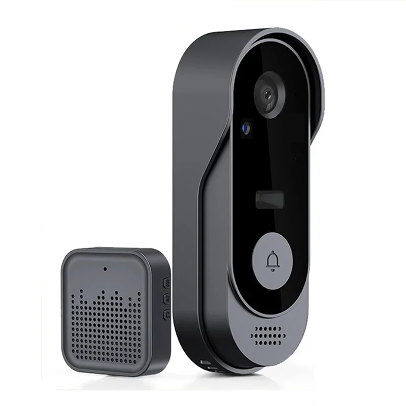 ABAC-Smart Home 2.4G Wifi Wireless Camera Doorbell 720P Video Intercom Outdoor Waterproof Night Vision Protection