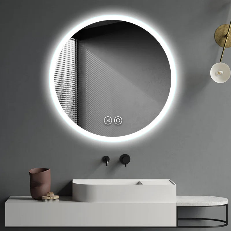 Smart  led anti-fogbathroomwall-mounted smart lamp integrated luminous mirror decorative