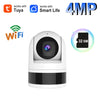 Smart Home 4MP Camera Tuya WiFi Security Anti-theft Monitor Night Vision Function Supports Two-way Voice APP Remote Monitoring