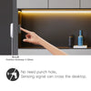 Smart Touch Sensor LED Light Switch Dimmer 12V-24V Penetrable Wood Panel/Mirror 20mm,Hand Scan Induction Switch DC/Dupont Ports