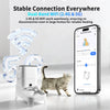 Smart Pet Feeder with 15CM Elevated Camera Tuya App Control for Busy Pet Owners FURPIPI Automatic Cats Dog Food Feeder Dispenser