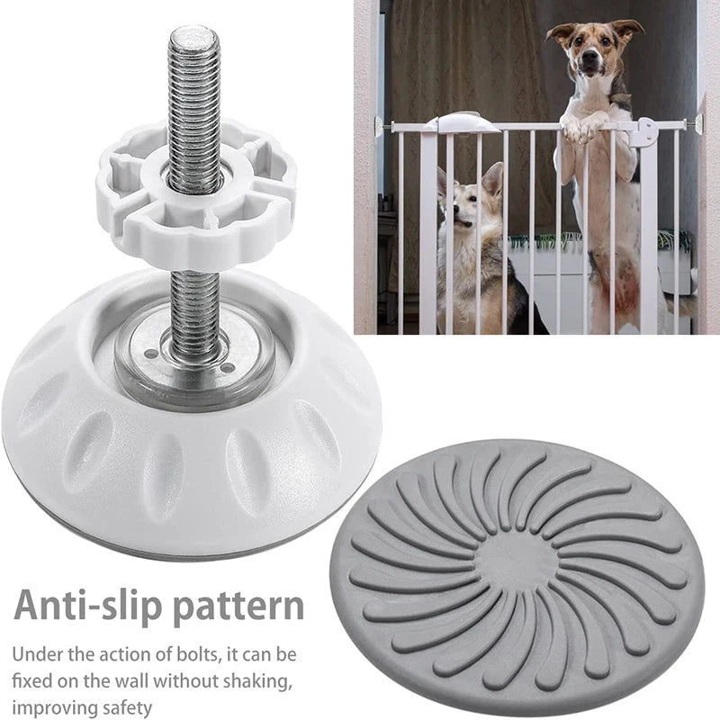 Baby Gates Threaded Spindle Rods Walk Thru Gates Wall Cups Guard Safety Gate Screw Bolts Kit for Baby Safety Pet Dog Stair Gates