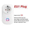 EU Smart Plug WiFi Socket power energy meter 10A/16A Power Monitor Wattmeter Timing Function  watt meter Tuya SmartLife APP
