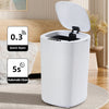 SDARISB Smart Sensor Trash Can Automatic Kicking White Garbage Bin for Kitchen Bathroom Waterproof 8.5-12L Electric Waste Bin