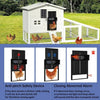 Solar Chicken Coop Door Automatic Chicken Coop Door Opener Battery Powered Auto Chicken Door 4 Modes with Timer & Light Sensor