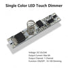 Smart LED Touch Dimmer 12V 24V 6A Hidden Dimmable Strip Lamp On/Off Controller Lighting Constant Voltage Fixtures Dimming Switch