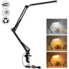 Desk lamp,LED desk lamp with rocker arm,adjustable Angle,10 brightness levels,3 lighting modes,fixture,eye-protecting learning