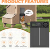 Automatic Chicken Coop Door Intelligent Timer Electric Aluminum Timing Opener Auto Chicken Door Farm Automatic Management Tool