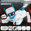Intelligent Robot 2.4G RC Smart Programming Stunt Dog Watch Dual Control Interactive Toys With Cool Spray Toy for Boys Kids Gift
