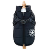 Pet Dog Jacket with Harness Ring Winter Warm Vest Dog Clothes For Small Dog Waterproof Coat Chihuahua French Bulldog Outfits