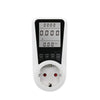 Digital Display Electrical Energy Monitor Socket LCD Screen Backlight Watt Meter Socket EU/US/UK Plug Real-time Monitoring