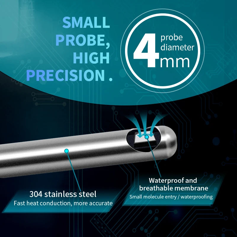 Jaalee JHT-P  Temperature/Humidity/Dewpoint/VPD Sensor   Indoor   Meter Controller Measurement Hygrometer Wireless