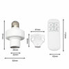 Smart Switch Wireless Remote Control E27 110V-240V Timer LED Lamp Holder Socket ON/OFF 15M Range Smart Device AA Battery Powered