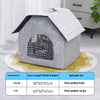Summer Cool Bed for Cats and Dogs Foldable Cat Air-conditioned House Homemade Ice Packs for Cooling Pet House Ice Bed