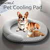 Summer Cat Cooling Bed & Dog Mattress - Self-Cooling with Pillow Removable Washable Pet Pad Bed for Small/Medium/Large Dogs