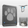 Pet Cat Door New Safe Lockable Magnetic Screen Outdoor Dogs Cats Window House Enter Freely Fashion Pretty Garden Easy Install