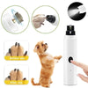 New Electric Dog Nail Clippers Rechargeable USB Charging LED Light Quiet Cat Nail Grinders Pet Paws Nail Grooming Supplies