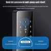 Smartlock Fingerprint Biometrics Smart Electronic Door Locks Application Control Smart Card Key Entry and USB Emergency Charging