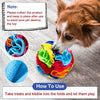 Interactive Dog Toys Snuffle Ball for Dogs Encourage Natural Foraging Skills, Snuffle Ball Dog Puzzle Toys Treat Ball for Large