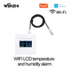 Wifi Temperature And Humdity Sensor Digital External Thermometer Tuya Smart Life App Remote Control Home Automation Residential