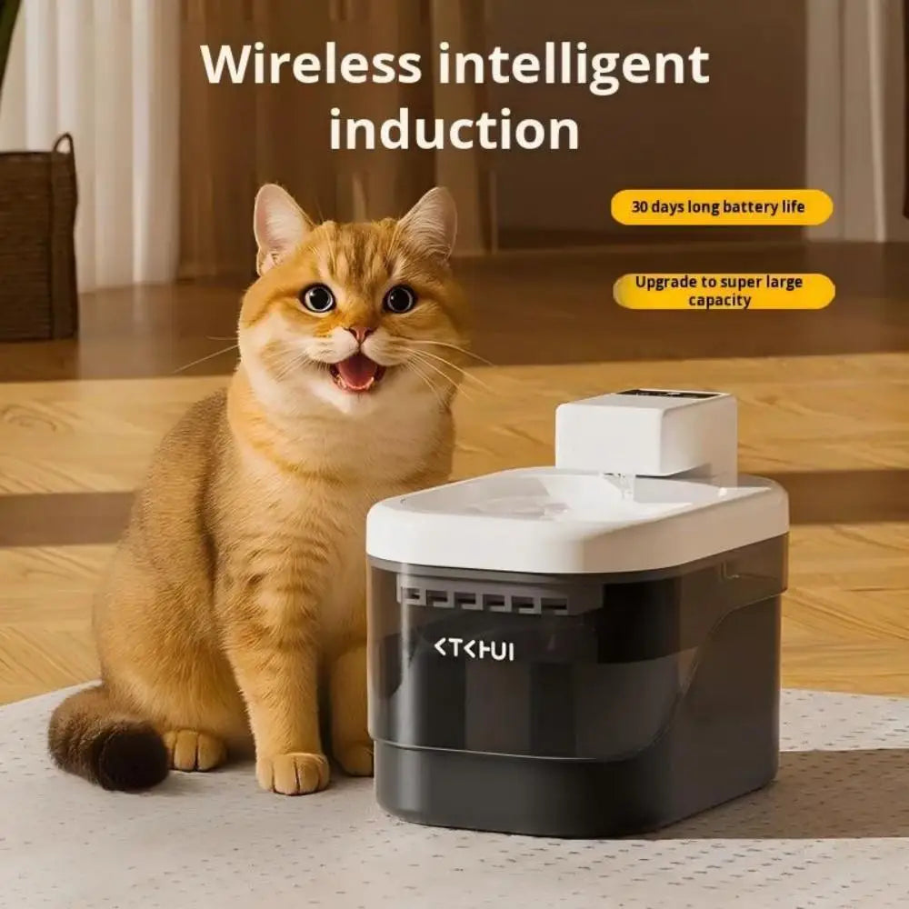 Cat Intelligent Water Dispenser, Sensing Water Supply, Silent Filtration, Automatic Water Feeder, Suitable For Both Cats And Dog
