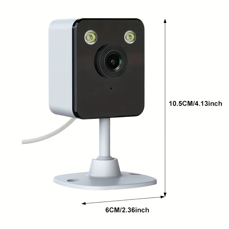 HD Smart Home Surveillance WiFi Camera, Cell Phone Remote Monitoring Infrared Night Vision Voice Intercom Wireless Camera, Indoo