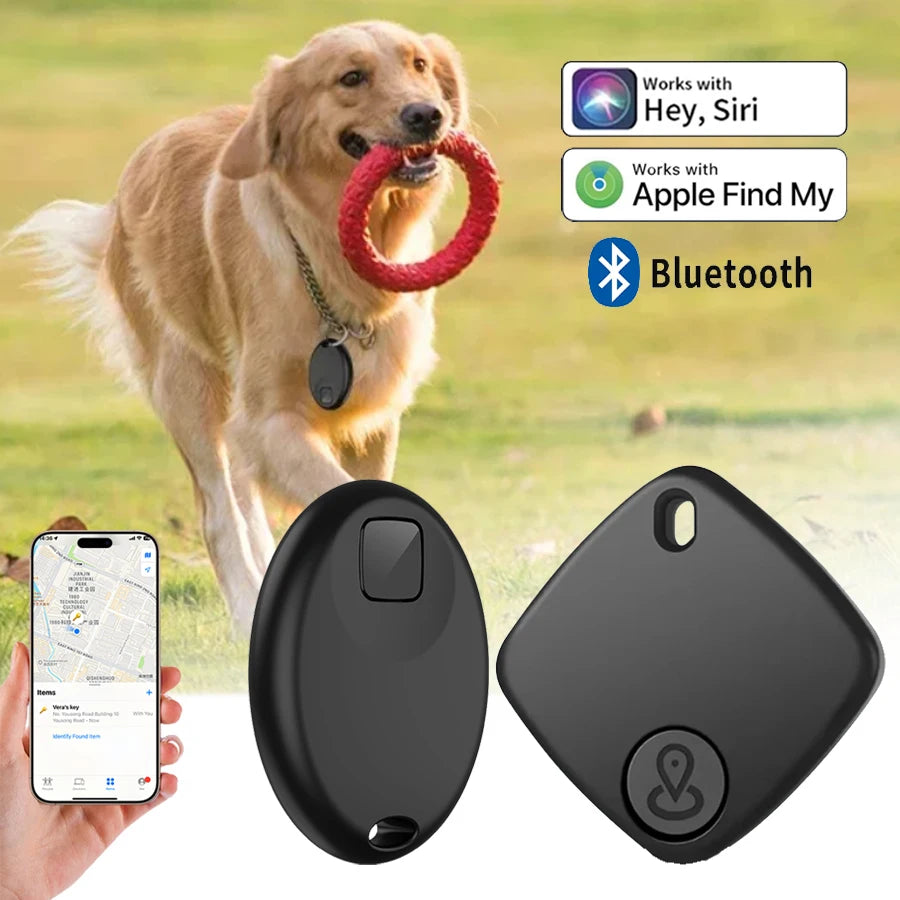 Smart Tag Kid Pet Car GPS Tracker Dog Cat Locator Bluetooth Tracking Device IOS Find My APP Anti-Lost Alarm Reminder Positioner