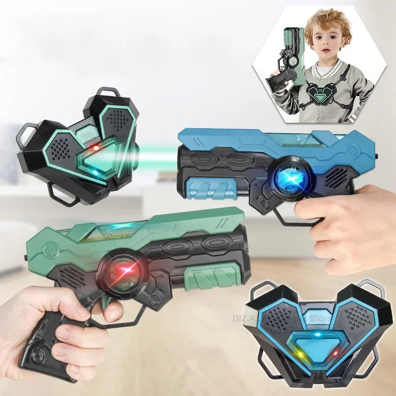Infrared Toy Guns Play Set kids Laser Tag Battle Game Laser Strike Electric gun Weapon Pistol For Boys Children Indoor Outdoor