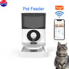 Smart WIFI 6 Meals  APP Remote Timed Feeding Cat Small Animals Automatic Pet Food Dispenser Feeder With 2 Ice Packs