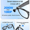 New AI Smart Glasses 500W Camera 1080P Video Smart Glasses with Camera Bluetooth Glasses Anti-Blue Light Glasses Everyday Wear