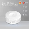 Smart Scene Switch Wireless Zigbee Tuya, Mini Remote Control for Smart Life, Create 3 Scenes, Perfect for Bedroom Kitchen