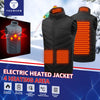 21 Heated Vest Electric Heated Jackets Men Women Sportswear Heated Coat Coat Motorcycle USB Heating Jacket For Camping outdoor