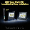 Solar Flood Light Outdoor Garden LED Solar Light Super Bright Strong Light Intelligent Waterproof Intelligent Lighting