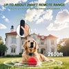 Dog Shock Training Collar Smart Remote Control Waterproof 26 Inch Adjustable 3 Modes Pet Dogs Anti Barking Behavior Correction