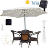 LED String Lights Patio Umbrella Lights 8 Lighting Mode with Remote Control Lights Solar Operated Outdoor for Patio Camping Tent