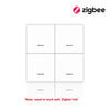 Smart ZigBee Scene Switch Wireless Scene Switch 4 Gang 12 Mode Automatic Scenario Push Button Controller Support For Tuya Z2MQTT