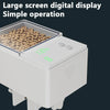 Smart automatic fish feeder Adjustable battery-powered LCD timer with 24-hour feeding schedule ABS material is perfect aquarium
