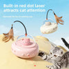 Smart Auto Cat Toy Electric Sensor Feather Laser Wand Interactive Self-Play Anti-Boredom For Indoor Kittens USB Pet Supplies