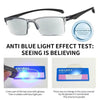 Smart Automatic Zoom Reading Glasses Anti Blue Ray Eyeglasses Autofocus Power Half-Rim Near Far Computer Glasses