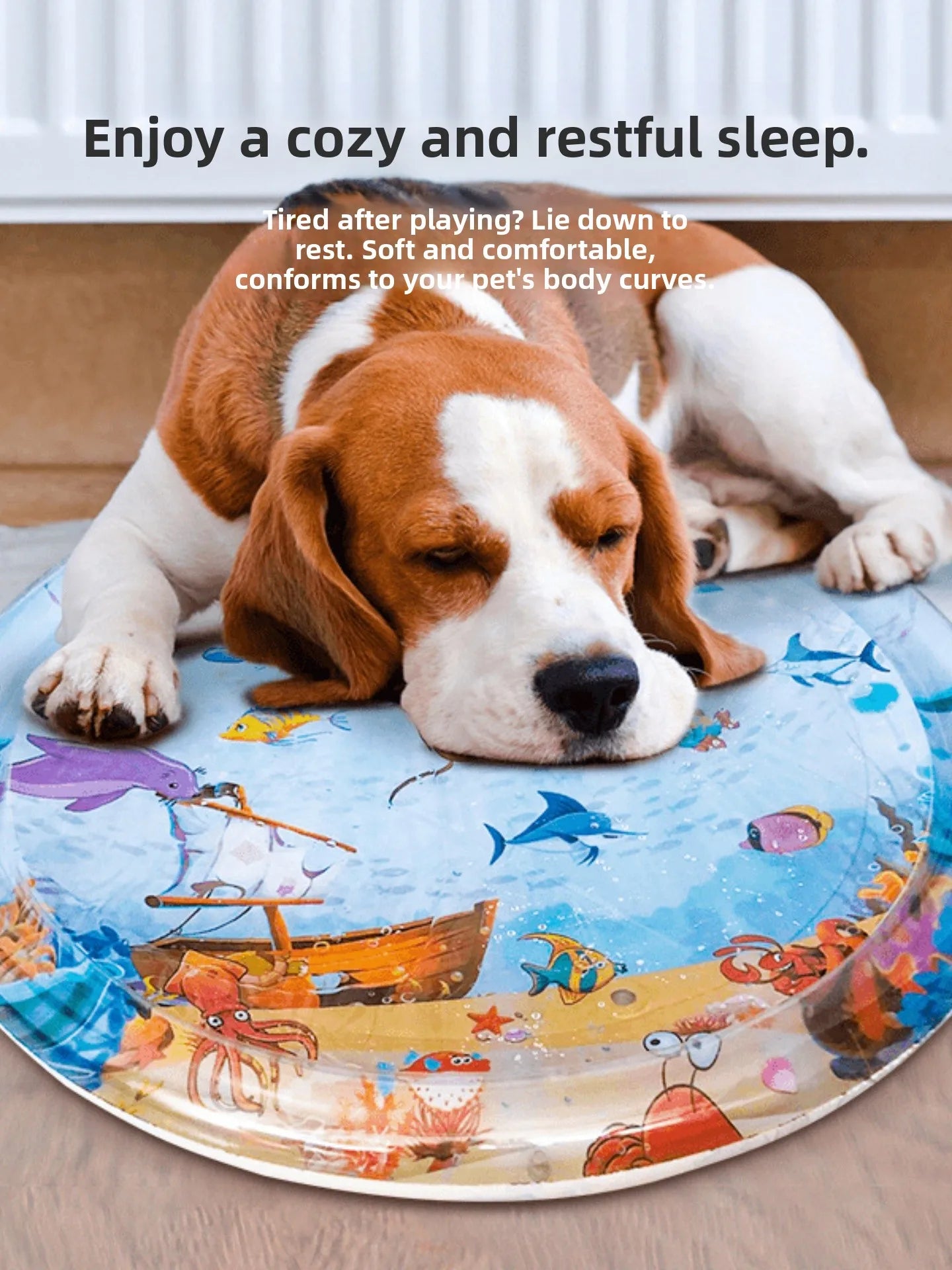 Thiened Pet Water Bed Anti-Scratch Summer Cooling Iatable Ice Cold Mat Dog Cooling Mat  S Pad Home Pet Supplies